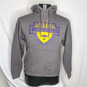Graphic Men's Pullover Hoodie for Men Gray Small